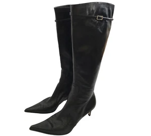 Botas de cuero Sergio Rossi, RPR 1240 €, 37,1/2 nuevas - Imagen 1 de 8