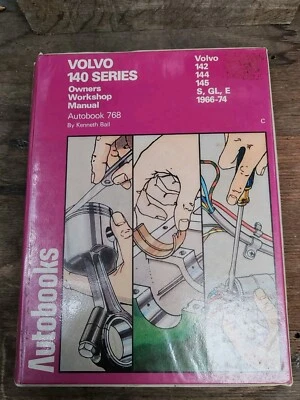 VOLVO 140 СЕРИИ 1966-74 AUTOBOOKS МАСТЕРСКАЯ РУКОВОДСТВО VOLVO 142, 144, 145 S GL & E - Изображение 1 из 4