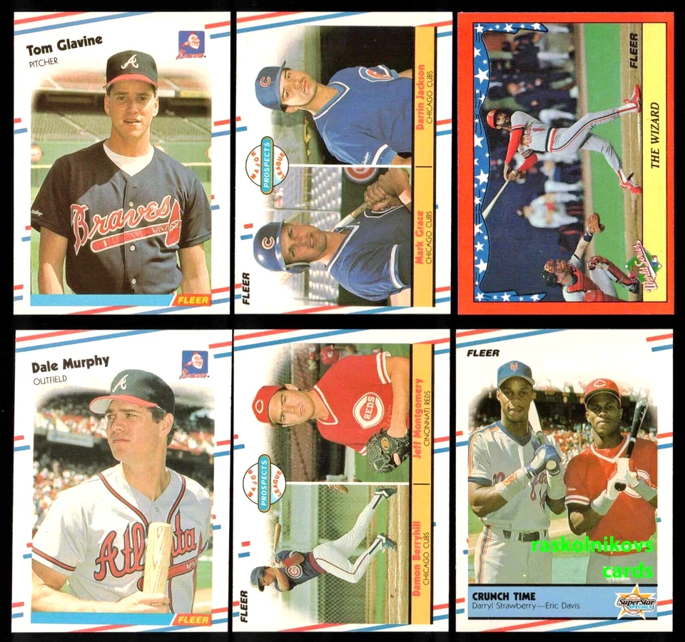 1988 Fleer GLOSSY 501-660+World Series YOUR CHOICE $2 or 2 Card Minimum YOU PICK - Image 1 of 1