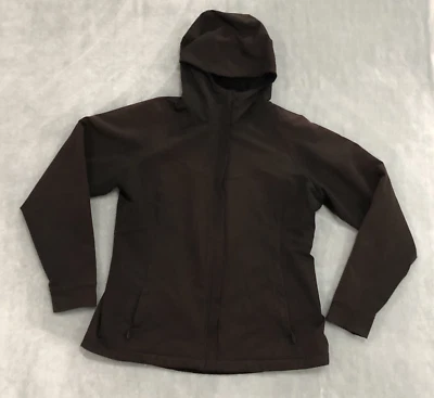 Jaqueta Kirkland Signature Feminina Soft Shell L Preta Forrada de Lã com Capuz Isolada - Imagem 1 de 4