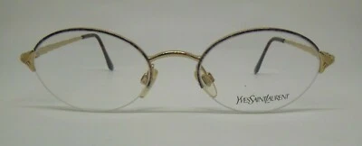 Yves Saint Laurent YSL 4130 золото Y402 полу ободок очки ОПРАВА 53-21-130 Италия - Изображение 1 из 4