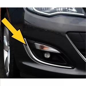 Fog Light Frame Trim For Opel Astra J Chrome Cover 2012 2013 2014 2015 - Picture 1 of 2