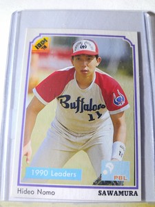 1991 BBM Japanese HIDEO NOMO #204 Baseball Kintetsu Buffaloes CARD NM, Free Ship