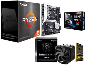 AMD Ryzen 9 5900X CPU (4.8GHz, 12 Cores, Socket AM4) Bundle CPU+MB+Cooler+RAM
