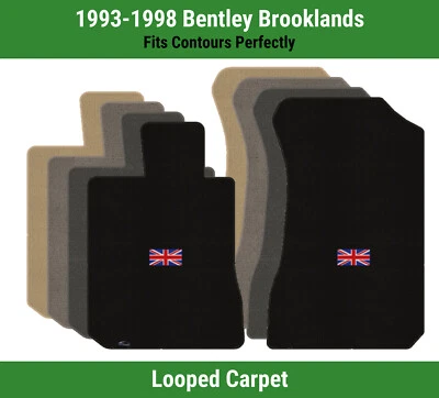 Lloyd Classic Loop Front Mats for '93-98 Bentley Brooklands w/British Flag - Image 1 of 4