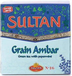 SULTAN TEA Moroccan Ambar FLIO Loose Green Tea, Herbal Teas (Single Pack - 150g) - Picture 1 of 2