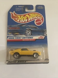 Primera edición Hot Wheels 1998 no. Mustang Mach I 29 nuevo en paquete sellado - Imagen 1 de 2