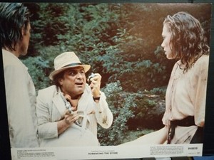 Lobby Card 1984 ROMANCING THE STONE Kathleen Turner Michael Douglas Danny DeVito