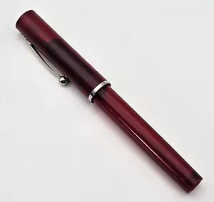 Vintage Sheaffer No Nonsense Fountain Pen - Medium Nib - Made in USA - Red - Picture 1 of 7