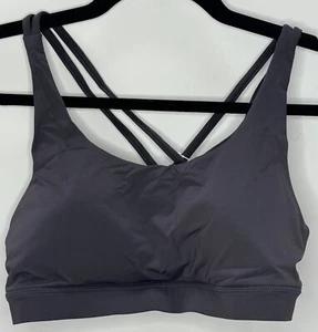 Cute Yoga Bra for Women Racerback Size: Med, Color: Deep Gray. New - Picture 1 of 10
