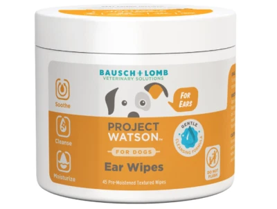 TOALLITAS PARA OREJAS DE PERRO, FÓRMULA EQUILIBRADA PARA CALMAR, LIMPIAR E HIDRATAR PROYECTO WATSON Foto 1 de 4