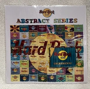 SACRAMENTO ABSTRACT PUZZLE SERIES PIN 2002 COLLECTOR CARD Hard Rock Cafe - NEW - Picture 1 of 2