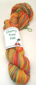 Cherry Tree Hill pintado a mano 100 % Superwash Merino 4 oz/420 yardas Brillantes - Imagen 1 de 1