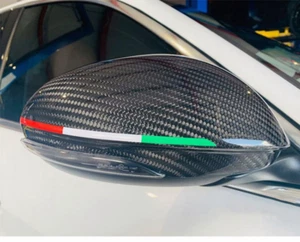 For Alfa Romeo Car Rearview Mirror Decoration Garland Sticker Giulia Stelvio - Foto 1 di 5