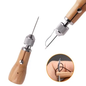 Cucire a mano manico in legno vela tenda pelle riparazione kit Speedy Stitcher - Foto 1 di 4
