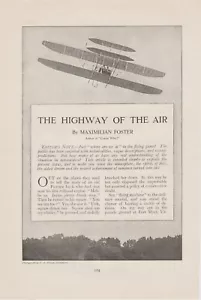 WRIGHT BROTHERS MAGAZINARTIKEL 1900er NEWS ARTIKEL (11) SEITEN INSGESAMT (9) FOTOS - Bild 1 von 3