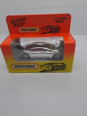 Vintage Matchbox Superfast Audi Avus #31 Chrome Metallic Silver New In Box 1:64 - Image 1 of 4