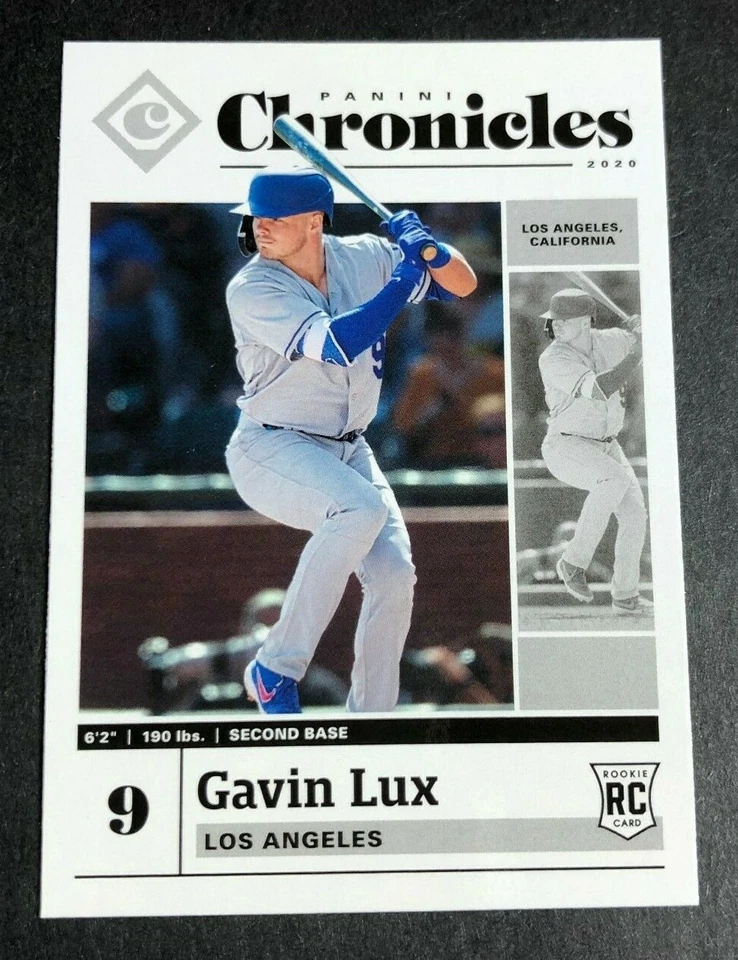 2020 Panini Chronicles GAVIN LUX Dodgers ROOKIE RC #35 - Image 1 of 1