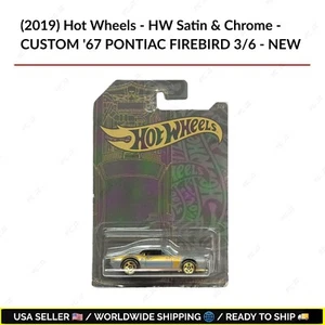 (2019) Hot Wheels - HW Satin & Chrome - CUSTOM '67 PONTIAC FIREBIRD 3/6 - NEW - Picture 1 of 8