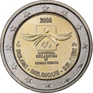 [#1250935] Belgium, 2 Euro, 2008, Brussels, Bi-Metallic, AU - Picture 1 of 2