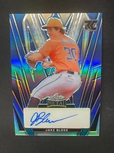 Jake Bloss 2024 Leaf Metal /25 Auto RC Blue Refractor #BA-JB1 - Picture 1 of 2