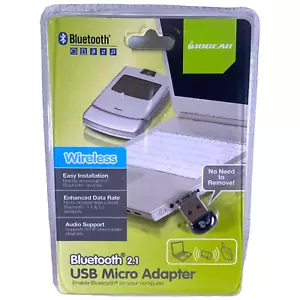 IOGear Bluetooth 2.1 USB Micro Adapter GBU421 MAC or PC - 30 Foot Wireless Range - Picture 1 of 2