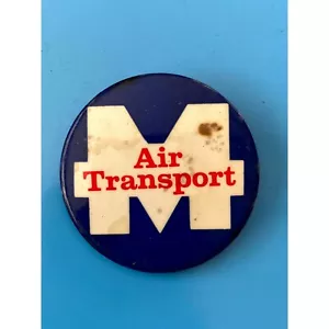 Botón Pinback de transporte aéreo vintage/transporte aéreo - Imagen 1 de 4