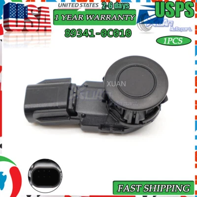 Sensor de estacionamiento de parachoques negro 89341-0C010 para Toyota RAV4 Tacoma Tundra 2014-18 Foto 1 de 4