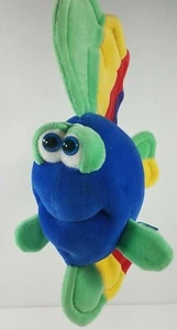 Funny Friends Jennifer Mazur blue red green fish 12 inch plush stuffed animal - Picture 1 of 11