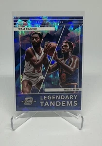 2021 Contenders Optic #15 Walt Frazier Willis Reed /75 Blue Cracked Ice - Imagen 1 de 2