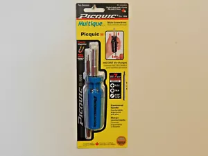 PICQUIC MULTIQUE - Slim Handle Multi-Bit Driver w/ 7 Bits - Blue - Picture 1 of 2