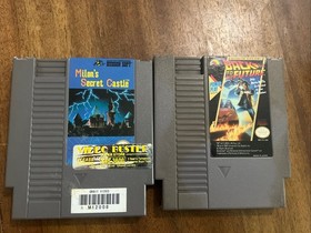 Nintendo nes cartridge 2 games.. Milons Secret Castle, Back To Future Carts Only