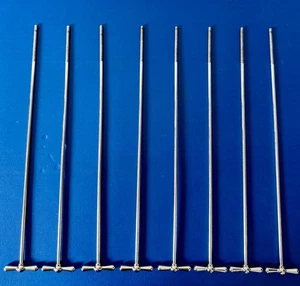 Lote De Colección De 8 X 60’s Ludwig Club Fecha Bajo Cromo Tensión Única Varillas T - Imagen 1 de 11