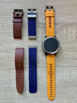 Garmin Fenix 5 Plus Zaffiro 47mm GPS Orologio Sportivo + Accessori - Immagine 1 di 4