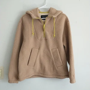 Everlane The Renew Teddy Fleece Pullover Hoodie Sweater Jacke Damen XS/M*Beige  - Bild 1 von 7