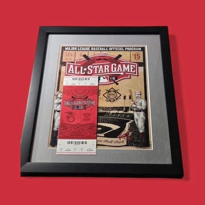 2015 ALL Star Game Great American Ballpark Cincinnati Ohio Ticket Stub & Program - Image 1 of 4
