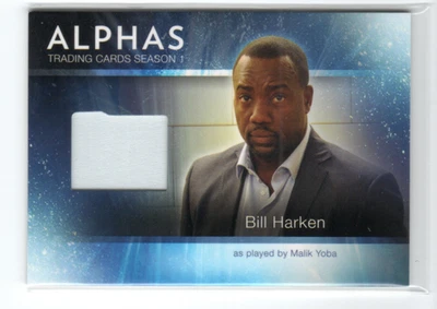 Alphas Season 1 2013 Wardrobe Costume Card M2 Malik Yoba as Bill Harken - Image 1 of 4