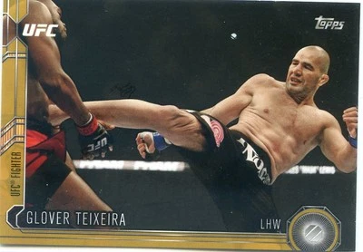 2015 Topps UFC Chronicles GLOVER TEIXEIRA #160 GOLD PARALLEL #27/88 - Image 1 of 2