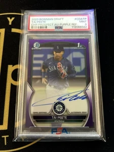 Bowman Draft 2023 - Autógrafos Chrome Prospect Tai Peete #CDA-TP púrpura... - Imagen 1 de 2