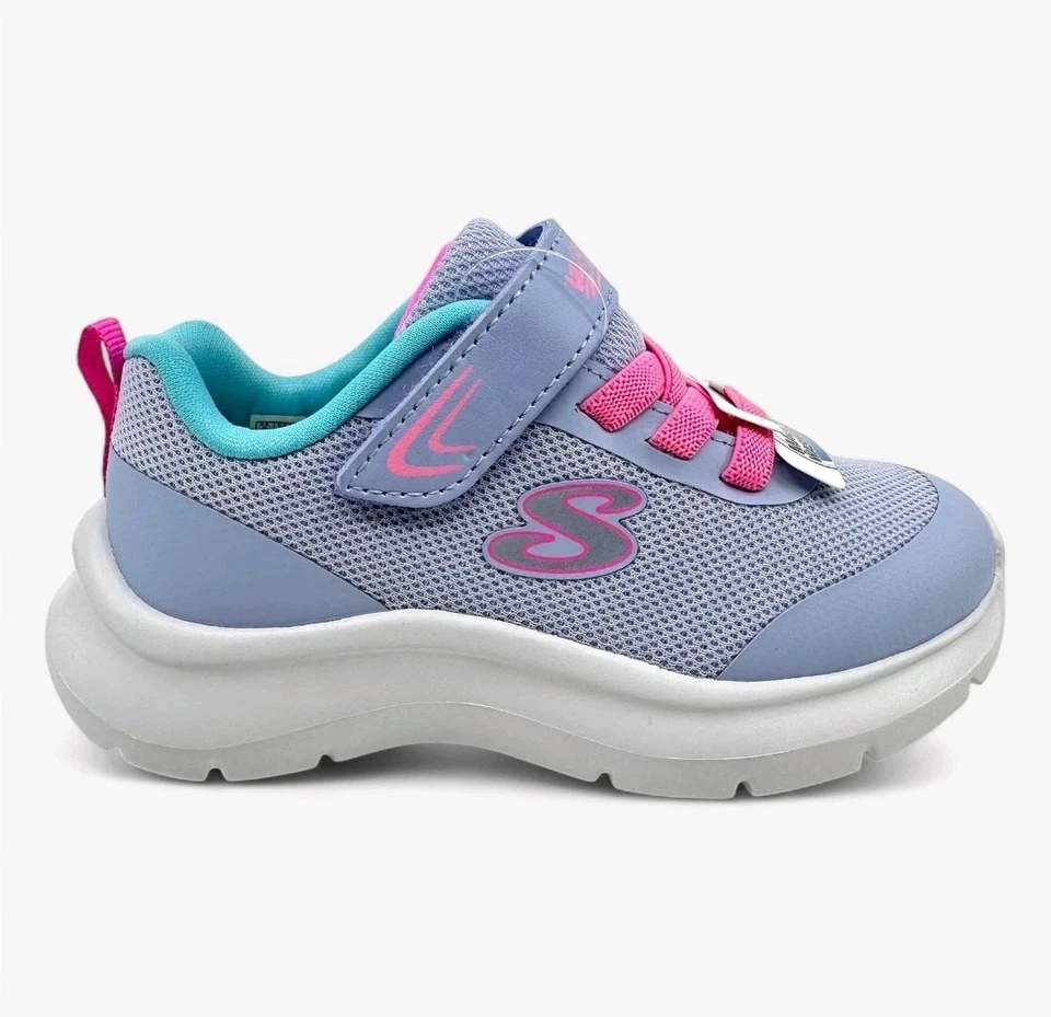 Skechers Toddler Girls Size 9 Fast Playful Wishin' Multicolor Shoe -