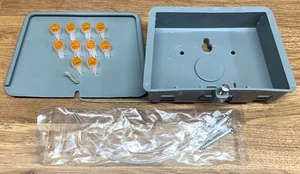 BT66b grau Telefon extern Kabelanschluss Gelenk Abzweigdose + 10 8A Crimps - Bild 1 von 4