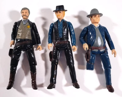 Lote 3 figuras Kenner Butch & Sundance 1979 Sheriff Bledsoe OC Hanks Sundance Kid Foto 1 de 4