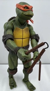 NECA Teenage Mutant Ninja Turtles 1990 Film Michelangelo 6 1/4" mit Nunchucks �� - Bild 1 von 18
