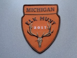 2017 MICHIGAN SUCCESSFUL ELK HUNTING PATCH - DNR -DEER -BEAR - TURKEY - FISH - Picture 1 of 1