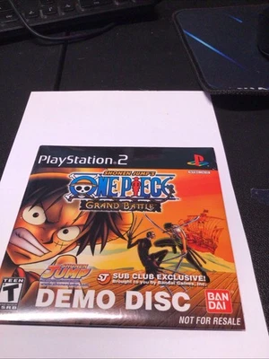 Shonen Jumps One Piece Grand Battle Demo Disc (PlayStation 2, 2005) PS2 Sealed - Image 1 of 4