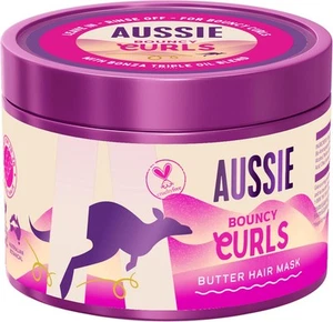 Aussie Bouncy Curls Butter Hair Mask 500ml to Detangle, Nourish and Deeply Moist - Picture 1 of 3