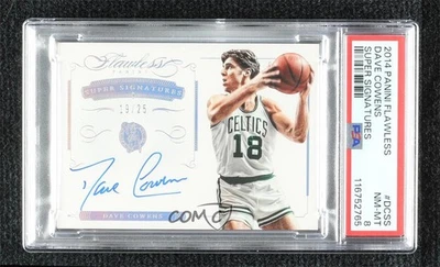 Panini Flawless Super Signatures 2014-15/25 Dave Cowens #DCSS PSA 8 automático patio Foto 1 de 2