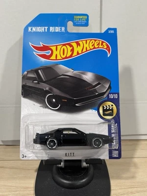 2017 Hot Wheels K.I.T.T Knight Rider HW Screen Time Black Mint - Image 1 of 2
