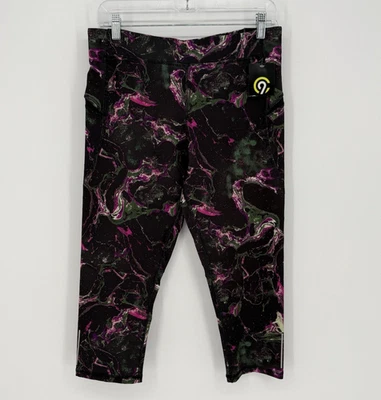 Champion Nuevo Con Etiquetas Para Mujer GRANDE Correr 20" Capri DUO DRY Mármol Malva Verde Negro Foto 1 de 4