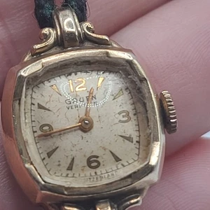 Vintage Gruen Veri Thin Watch Not Working - Picture 1 of 4